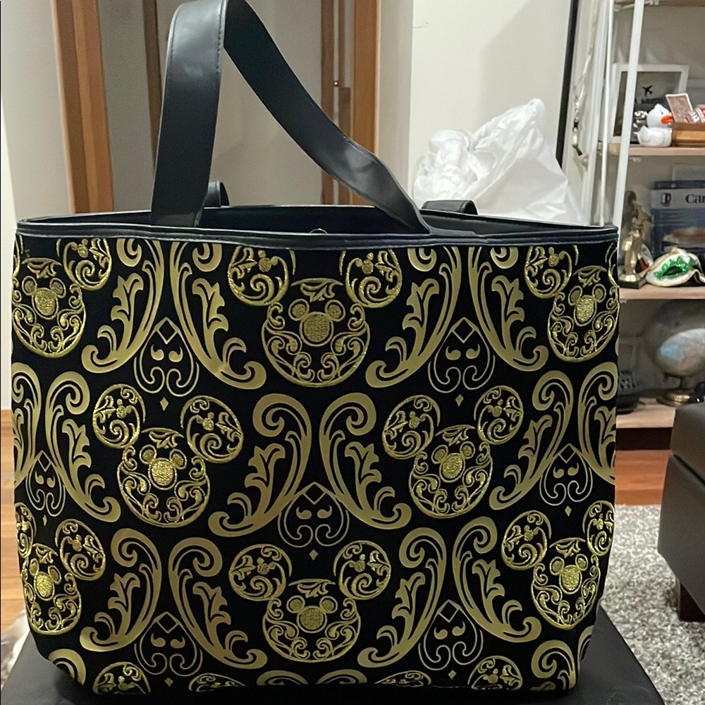 Disney Black and Gold Tote Bag
